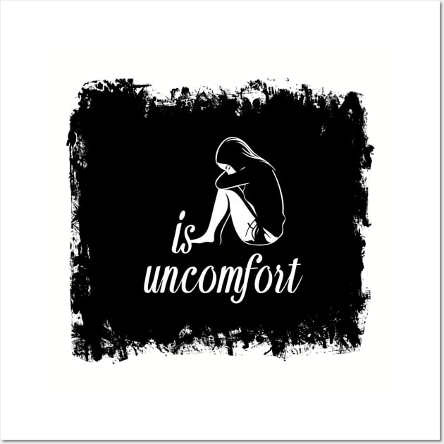 Is Uncomfort Wall Art by Curious Craze